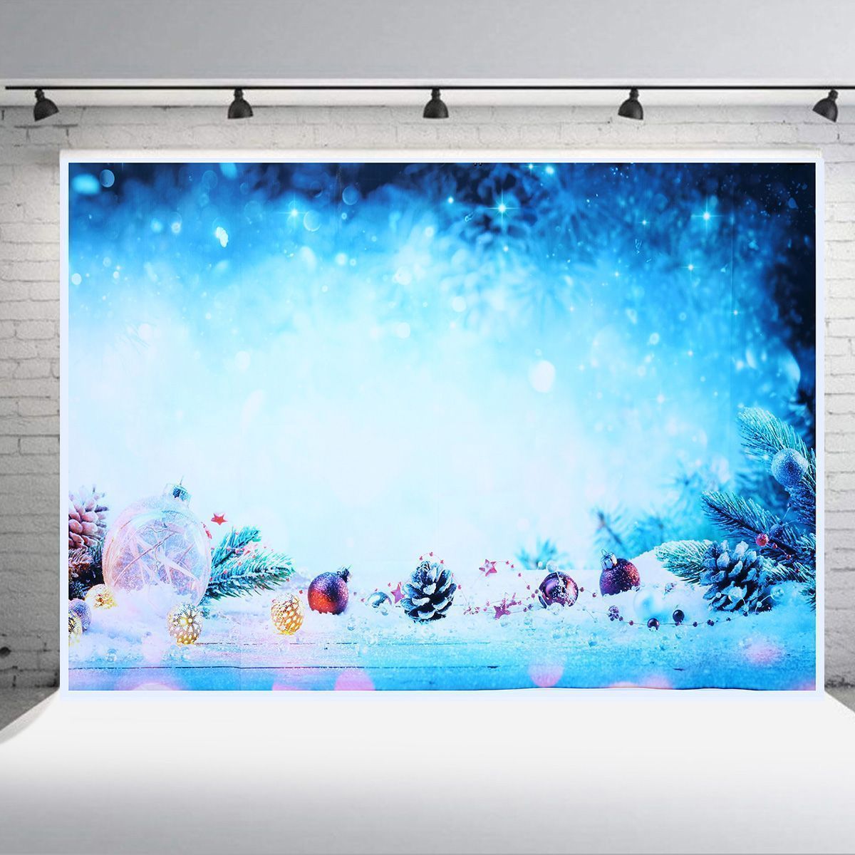 5x3FT-7x5FT-Dream-Snow-Blue-Scene-Photography-Backdrop-Background-Studio-Prop-1610110