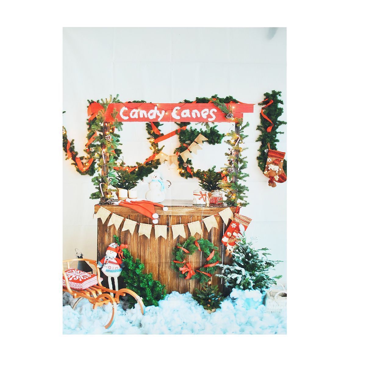 5x7FT-Christmas-Candy-Canes-Photography-Backdrop-Background-Studio-Prop-1208715