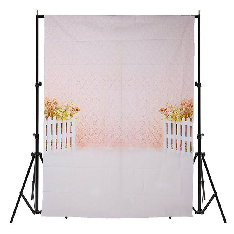 5x7FT-Flower-Fence-Pink-Photography-Backdrop-Background-Studio-Prop-1385739