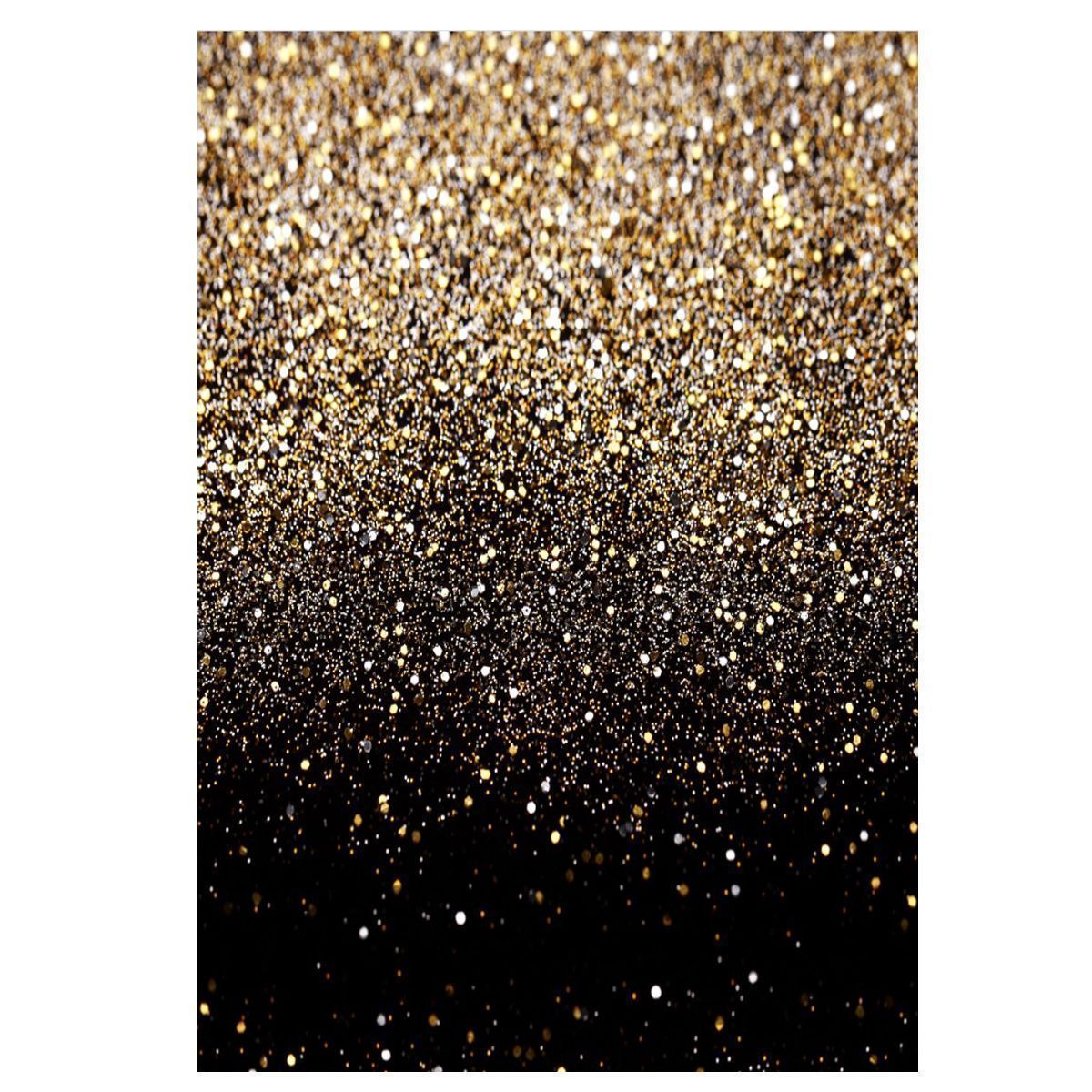 5x7FT-Gradual-Change-Glitter-Black-Gold-Dots-Photography-Backdrop-Studio-Prop-Background-1392184