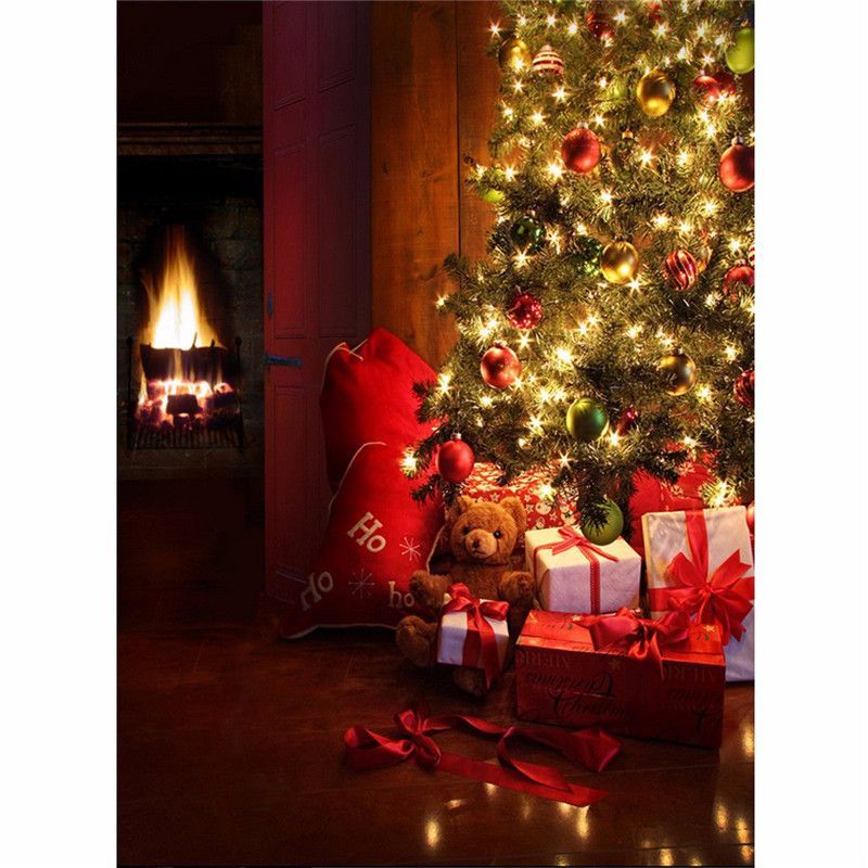 5x7FT-Vinyl-Christmas-Tree-Gift-Photography-Backdrop-Background-Studio-Prop-1388232