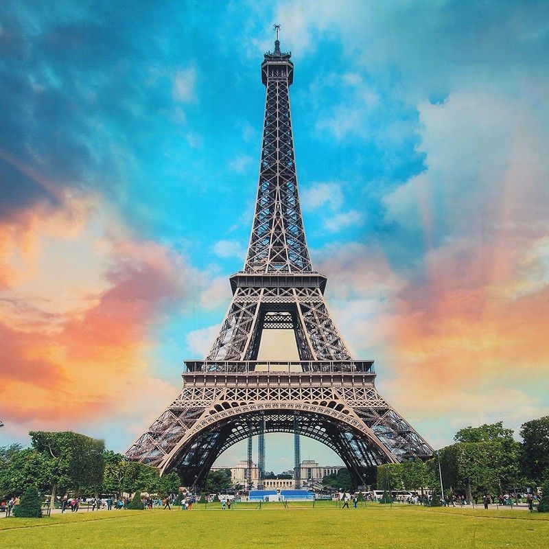 5x7FT-Vinyl-Eiffel-Tower-Blue-Sky-Photography-Background-Backdrop-Studio-Prop-1385480