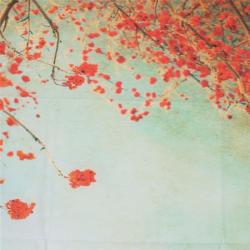 5x7FT-Vinyl-Spring-Red-Flower-Wood-Floor-Photography-Backdrop-Background-Studio-Prop-1387809