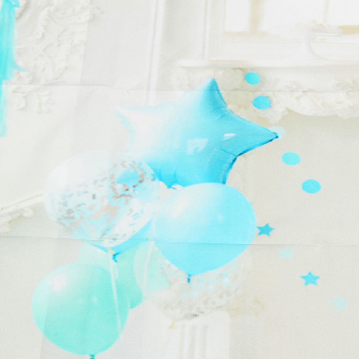 5x7FT-White-Room-Blue-Balloon-Birthday-Theme-Photography-Backdrop-Studio-Prop-Background-1402322