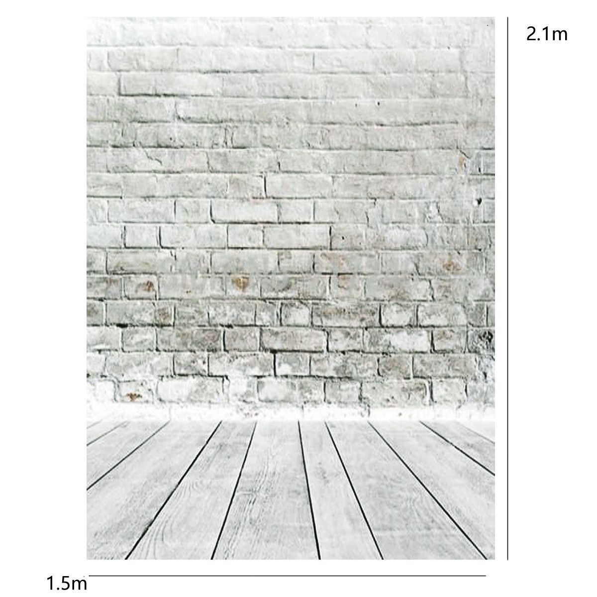 5x7ft-White-Gray-Brick-Wall-floor-Photography-Background-Backdrop-Photo-Studio-1128469