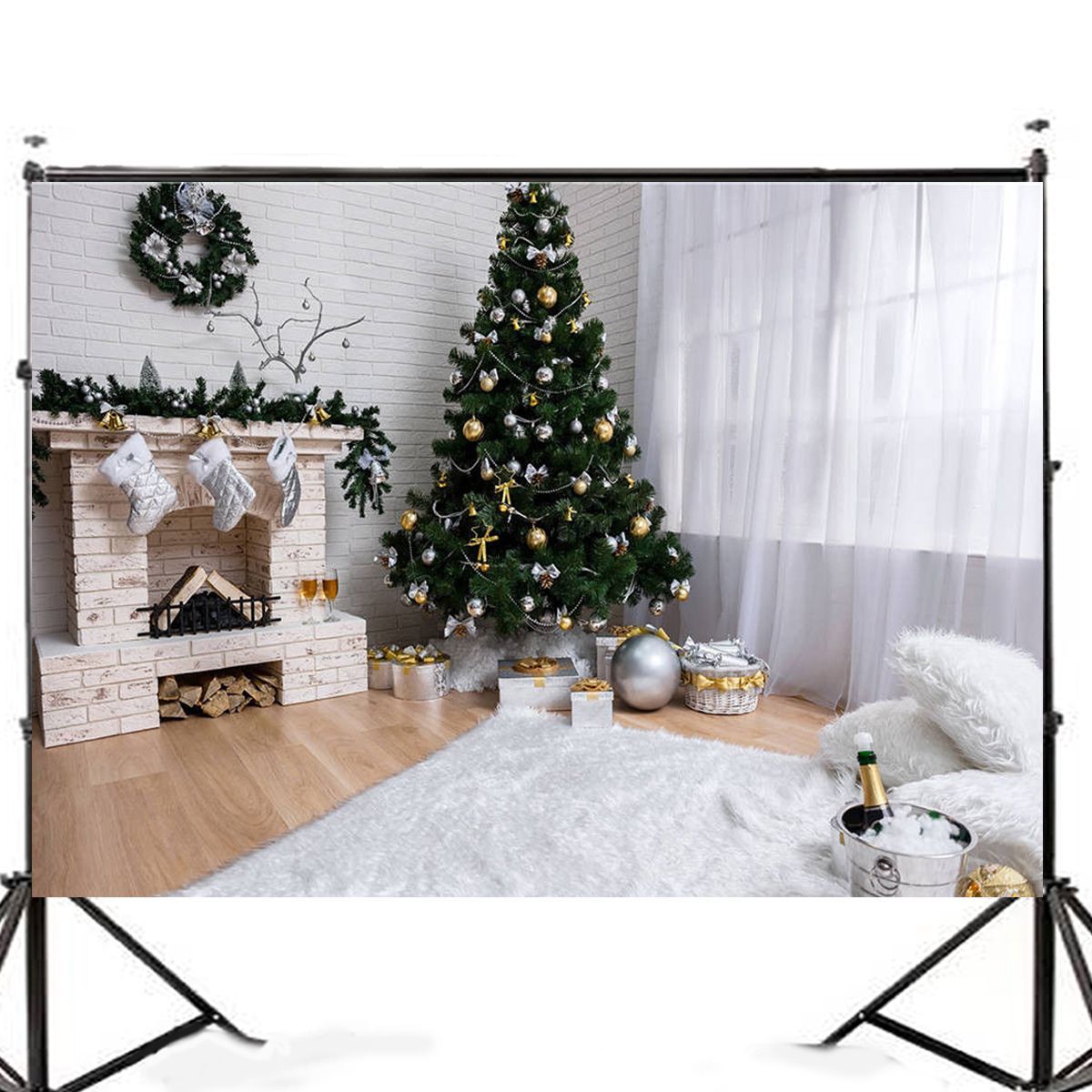 7x5FT-White-Room-Christmas-Tree-Fireplace-Theme-Photography-Backdrop-Studio-Prop-Background-1392171
