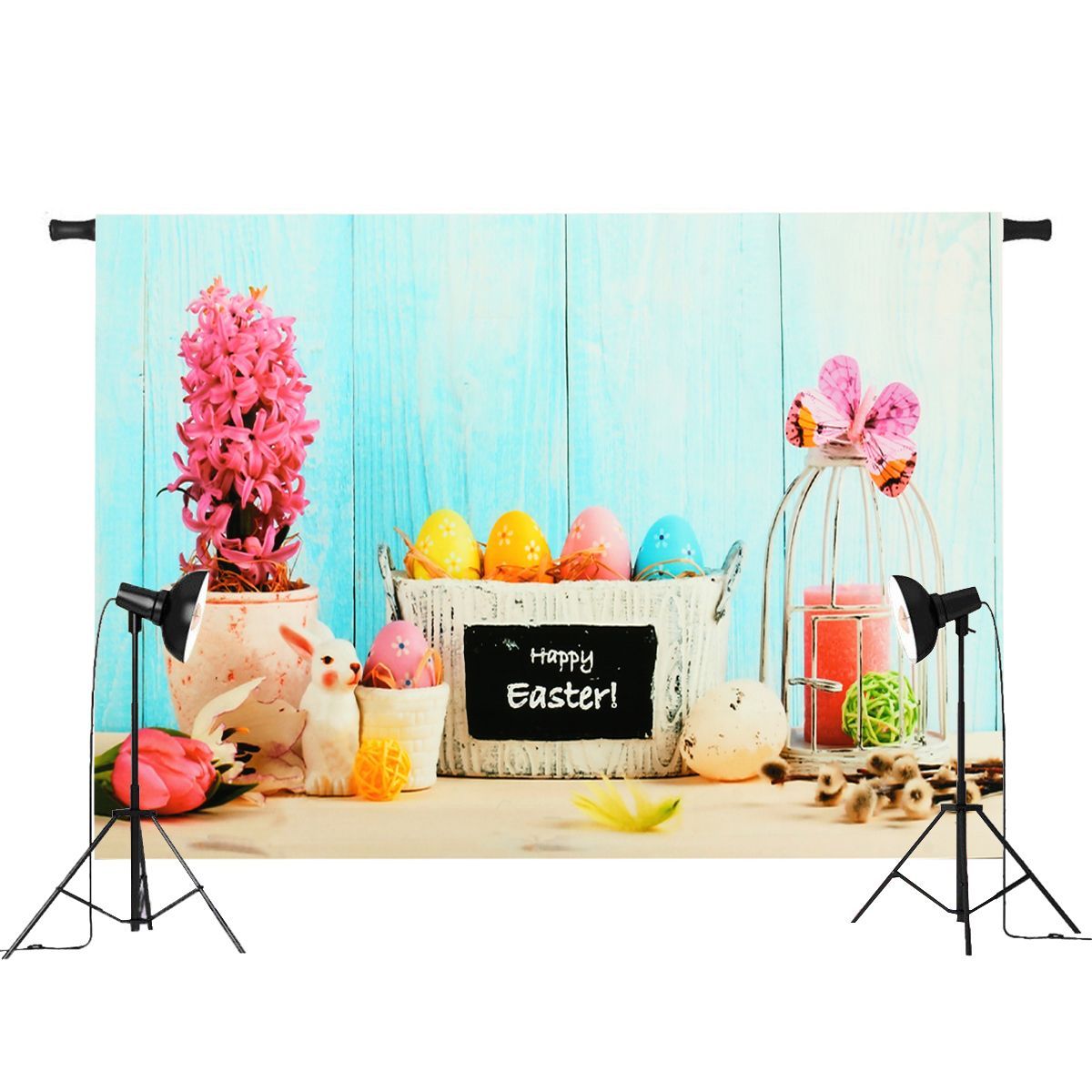7x5ft5x3ft-Happy-Easter-Theme-Thin-Vinyl-Photography-Backdrop-Background-Studio-Photo-Prop-1314884