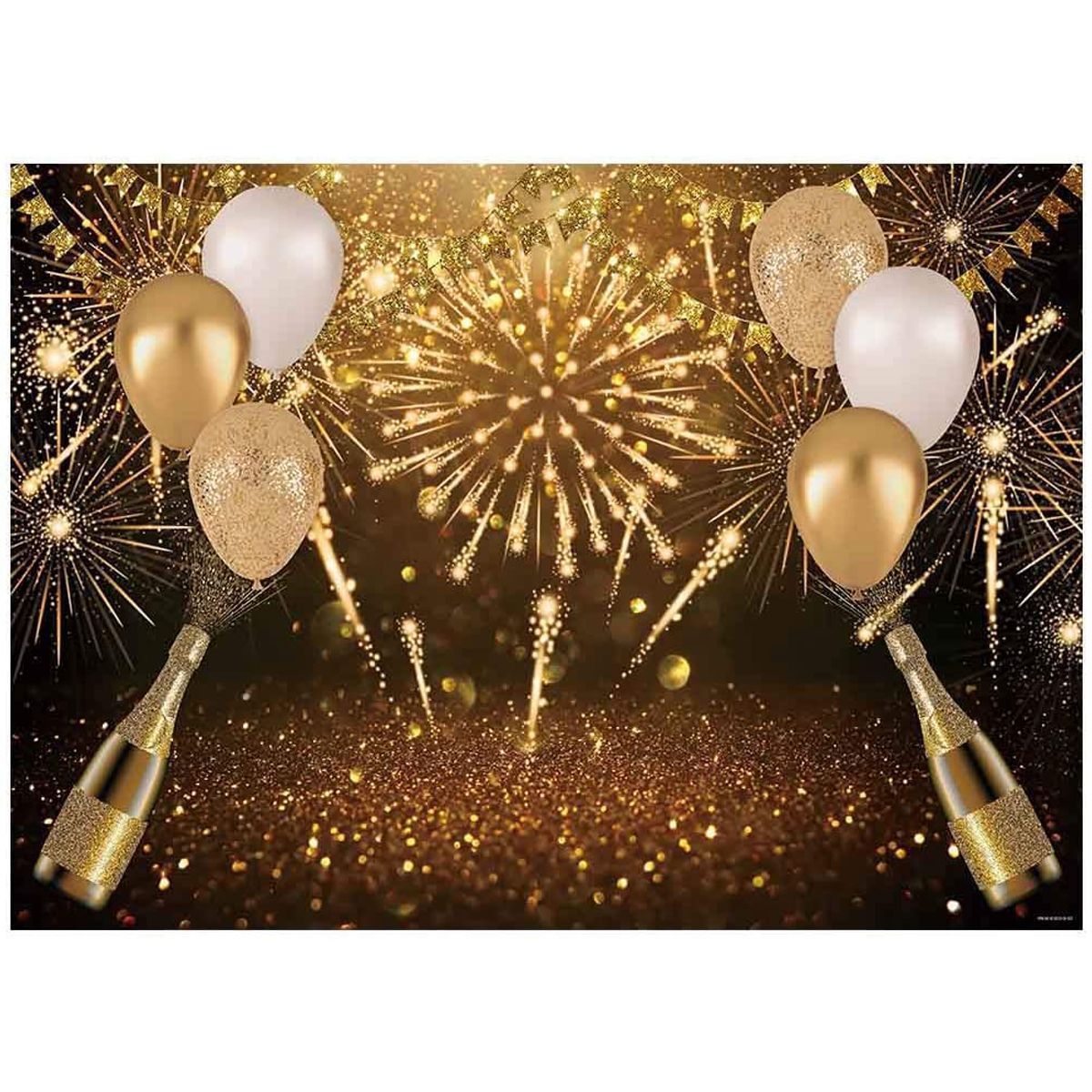 Happy-Birthday-Photography-Backdrop-Black-Golden-Balloons-Bokeh-Background-1723737