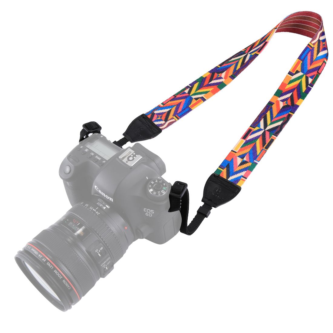 PULUZ-PU6008C-Retro-Ethnic-Style-Multi-color-Series-Shoulder-Neck-Strap-for-SLR-DSLR-Cameras-1251161