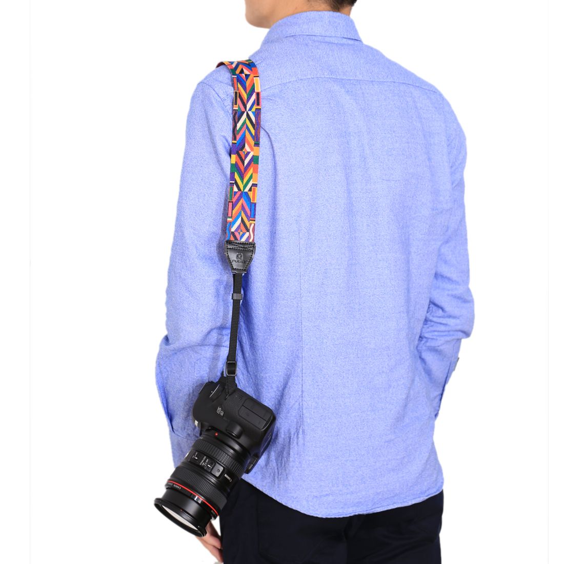 PULUZ-PU6008C-Retro-Ethnic-Style-Multi-color-Series-Shoulder-Neck-Strap-for-SLR-DSLR-Cameras-1251161