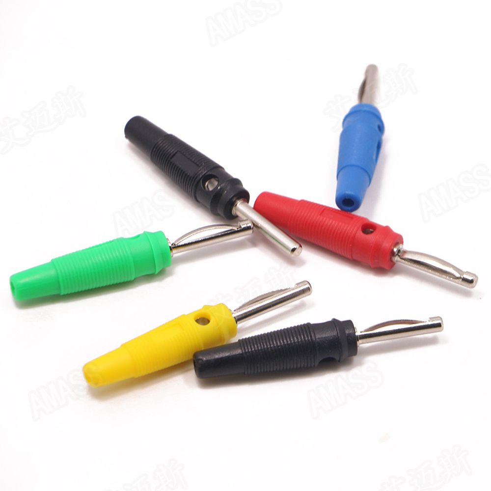 Amass-5-Colors-4mm-Nickel-Plated-Copper-Banana-Plug-Connector-With-PVC-Rubber-Sheath-1297580