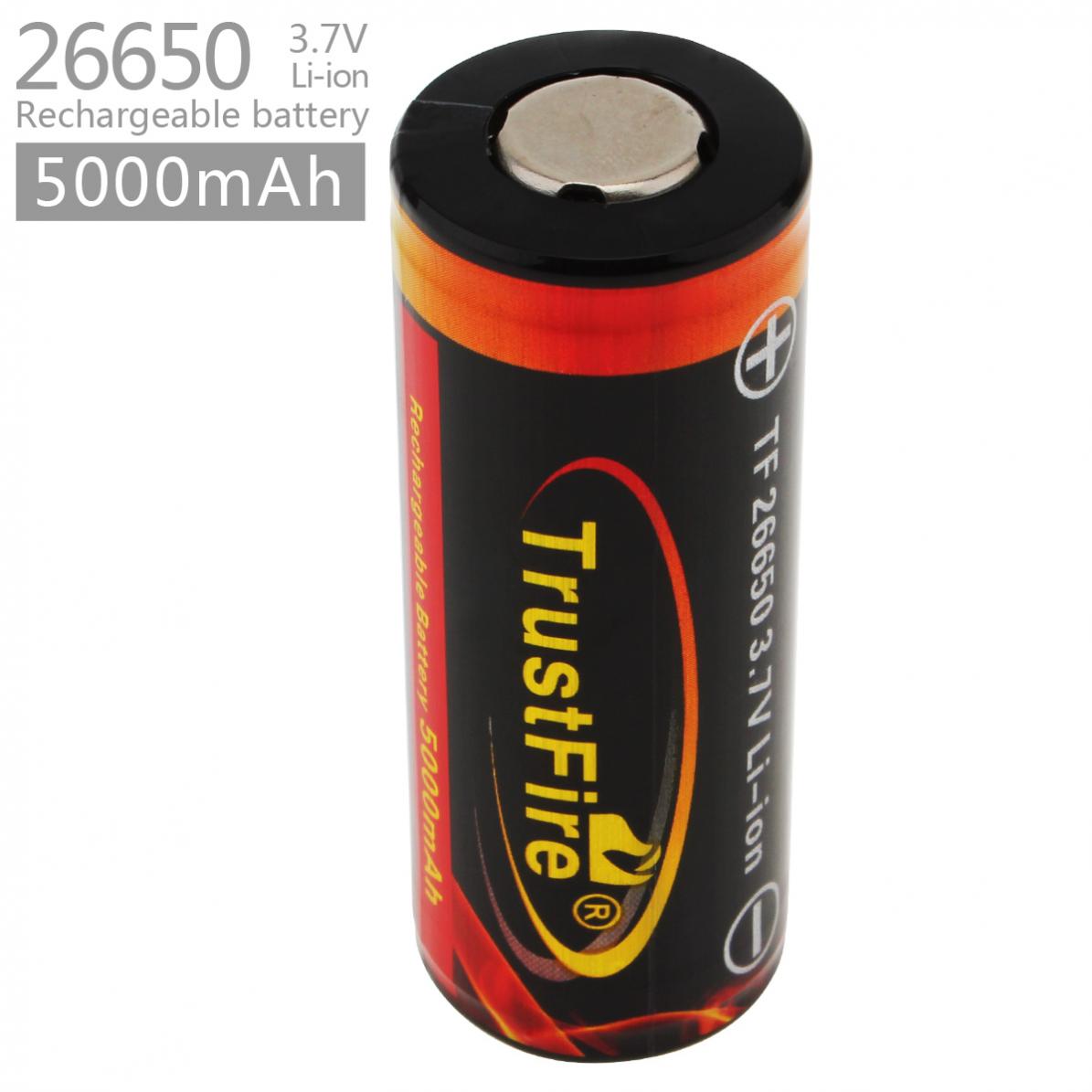 1Pc-TrustFire-37V-26650-High-Capacity-5000mAh-Li-ion-Rechargeable-Battery-With-Protected-PCB-for-LED-1454990