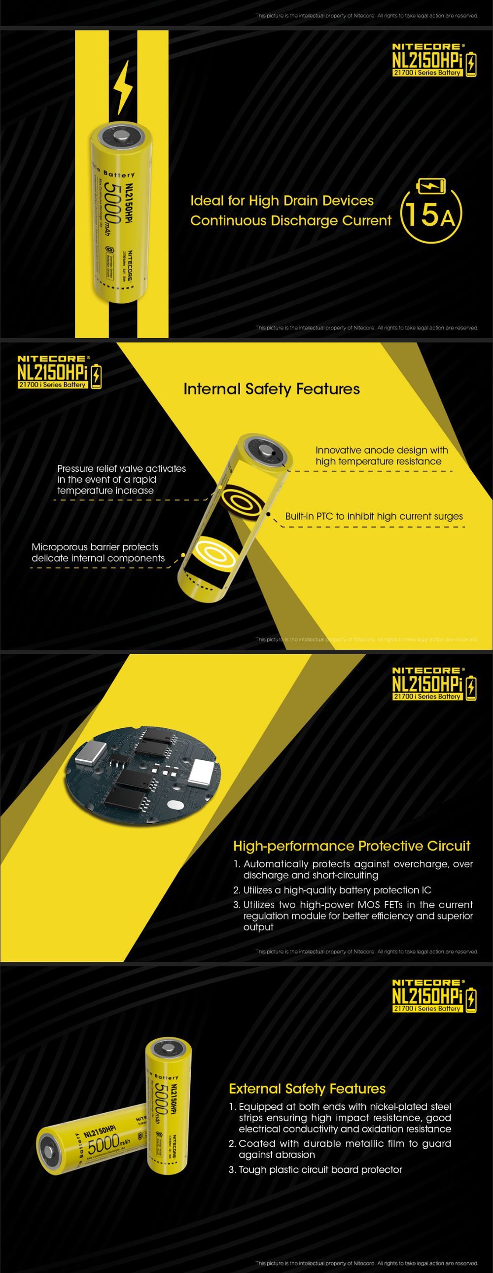 1Pcs-NITECORE-NL2150HPi-21700-Li-ion-Battery-5000mAh-15A-Type-C-USB-Charging-Rechargeable-Battery-Fo-1673544