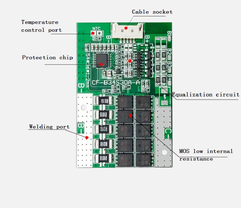 4S-4-series-Lithium-iron-12V-30A-Battery-Protection-Board-BMS-with-Same-Port-for-32V-Battery-1758447