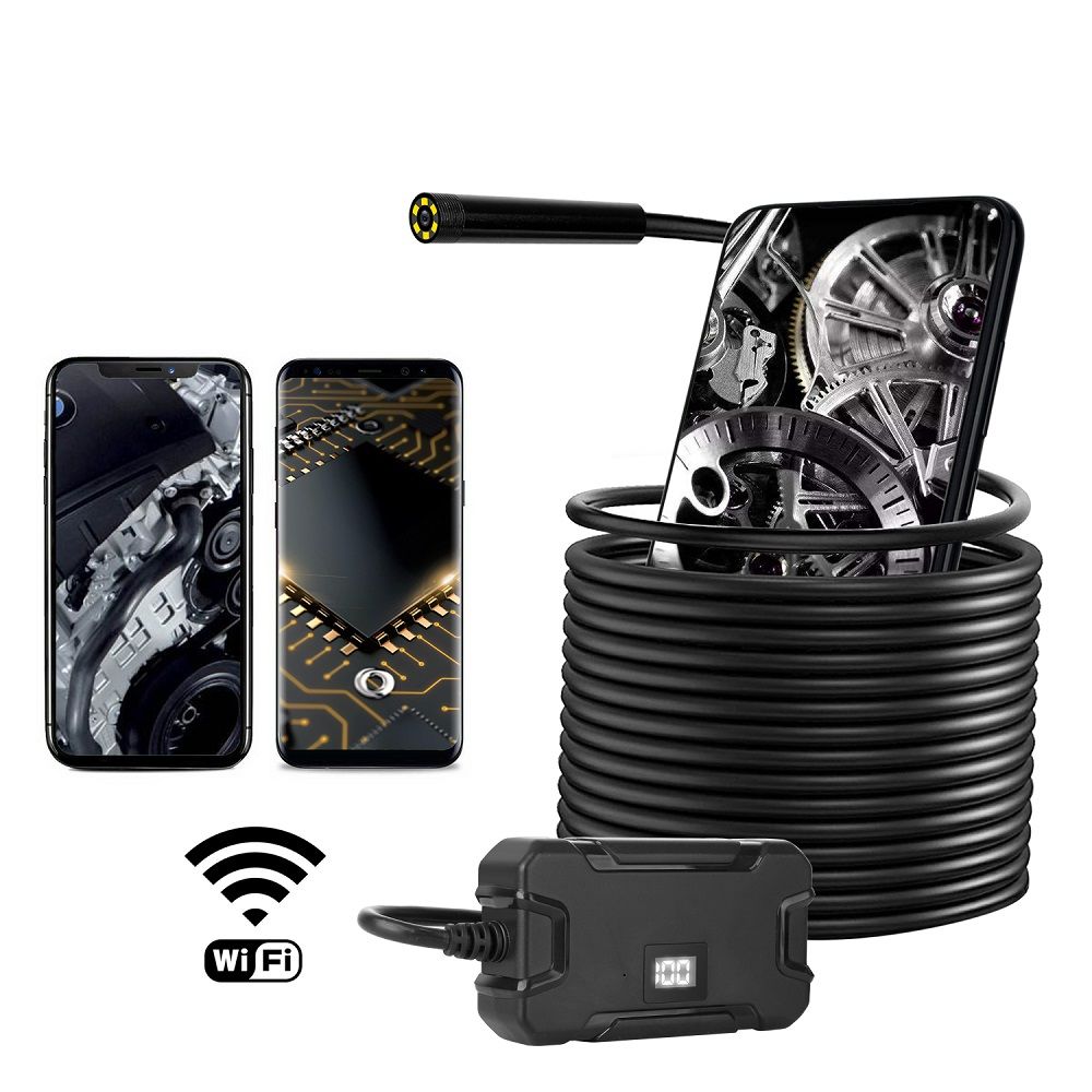 Y13-Wifi-Borescope-8mm-lens-Diameter-Resolution-19201080-Hard-Wire-35510M-Optional-1549691