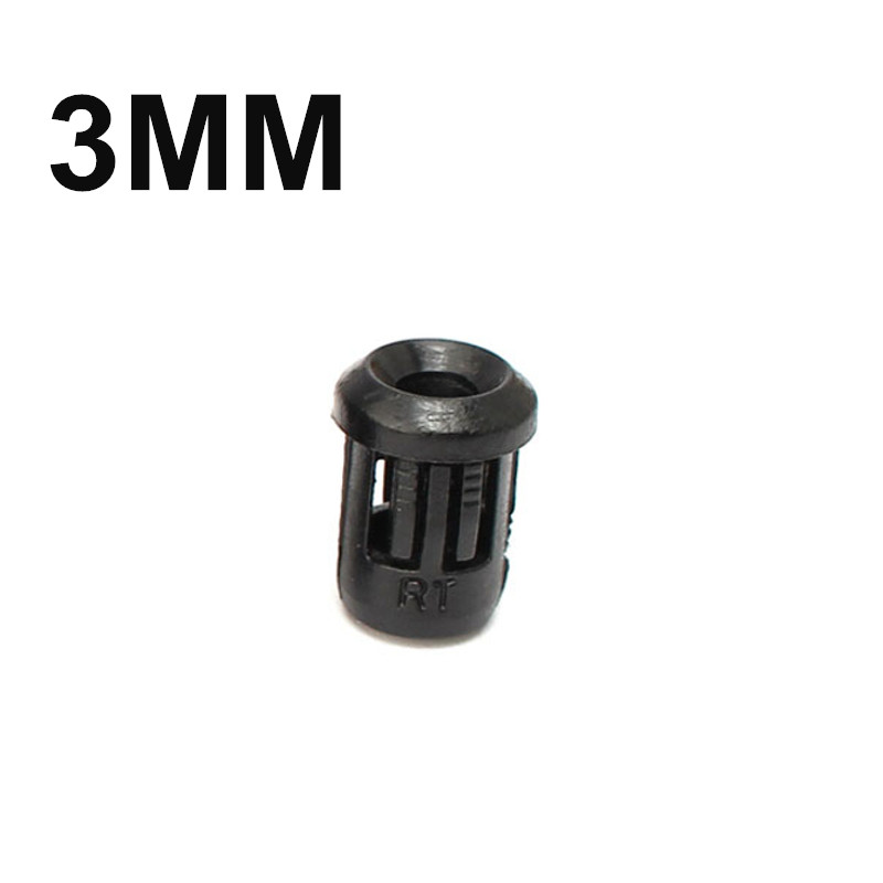 35810MM-LED-Black-Plastic-Light-Lamp-Light-Emitting-Diode-Holder-Clip-Bezel-Mount-1129797