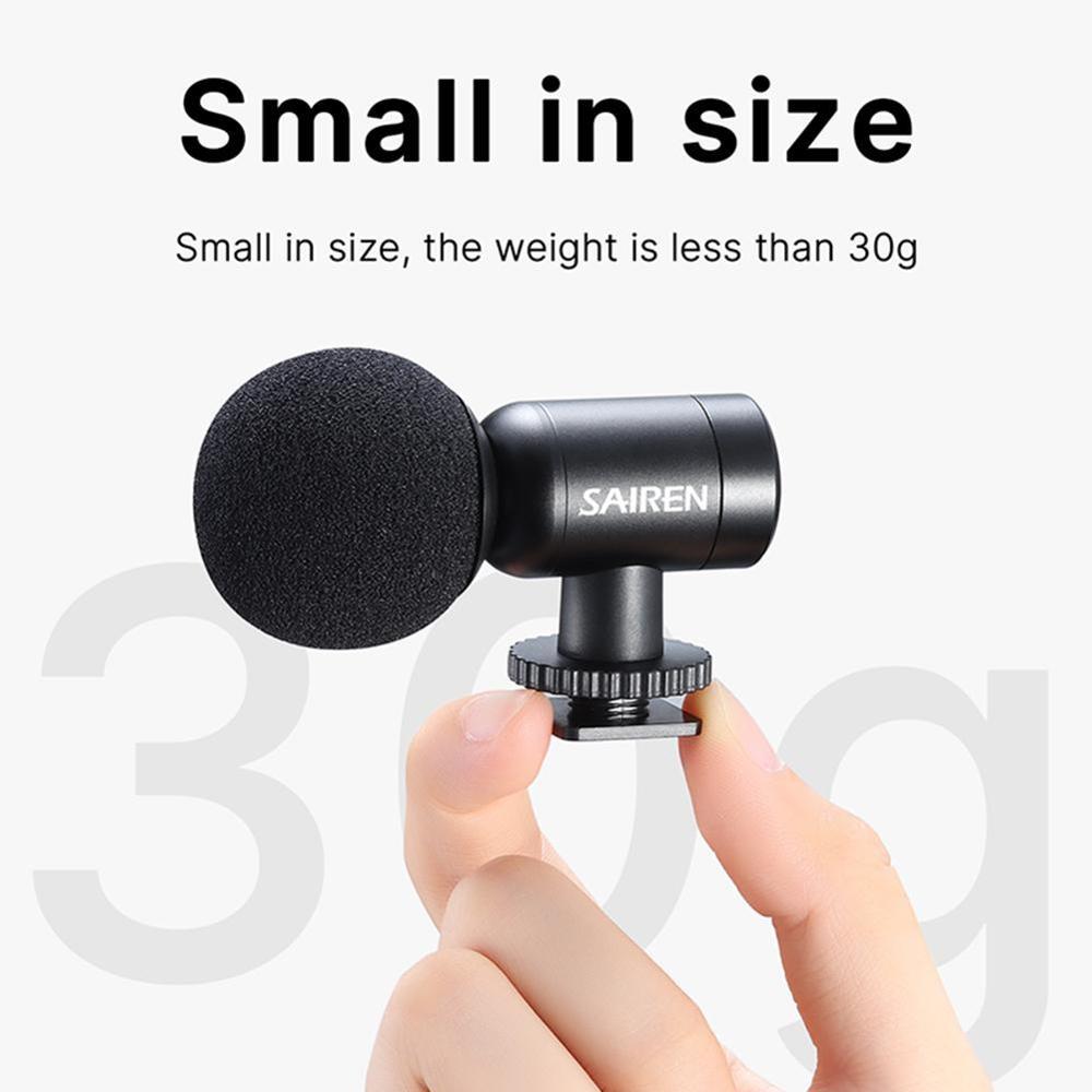 SAIREN-Nano-Mic-Mini-Super-Cardioid-Pointing-Microphone-Live-Broadcast-Vlog-Recording-Microphone-for-1728987