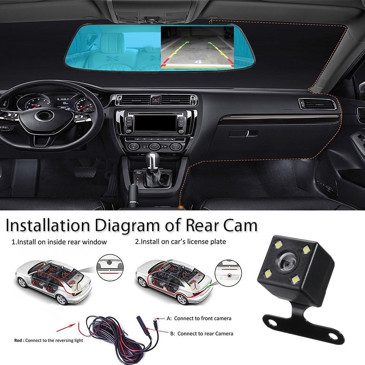 43-Inch-1080P-HD-Car-DVR-Rearview-Mirror-Dash-Camera-Dual-Lens-Recorder-Monitor-170-Degree-1292517