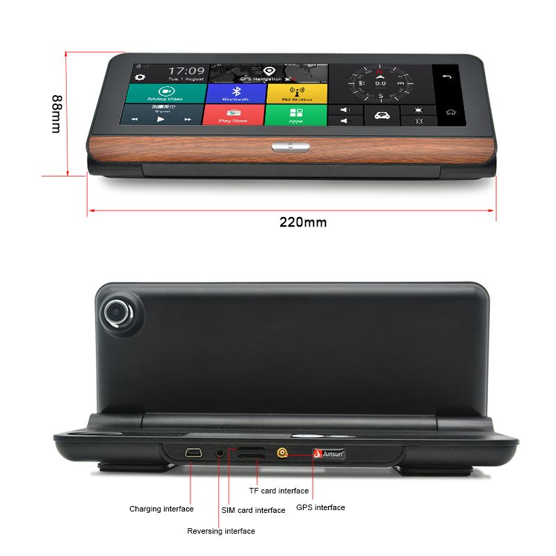 Junsun-E31P-4G-784-Inch-High-Brightness-Display-IBS-Screen-Car-GPS-DVR-Camera-1407393