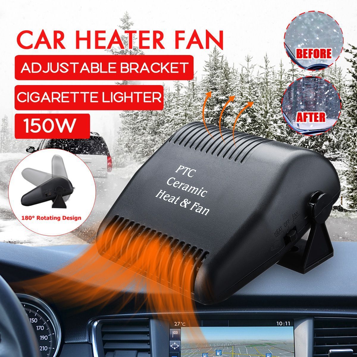 DC-12V-Portable-Car-Vehicle-Ceramic-Heating-Heater-Fan-Defroster-Demister-1727950