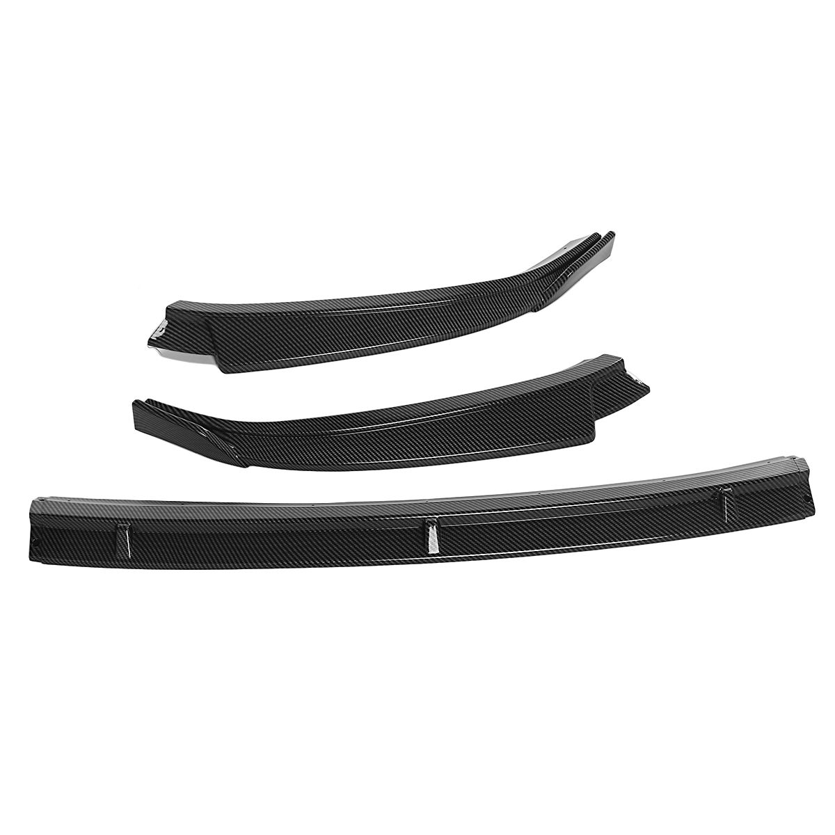 Carbon-Black-Front-Bumper-Lip-Body-Spoiler-Splitter-For-VW-Golf-MK75-2018-2020-3Pcs-1703710