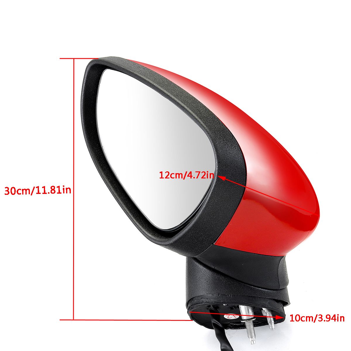 Electric-Wing-Door-Mirror-Painted-Red-Left-Driver-For-Ford-Fiesta-Mk7-2008-2012-1769231