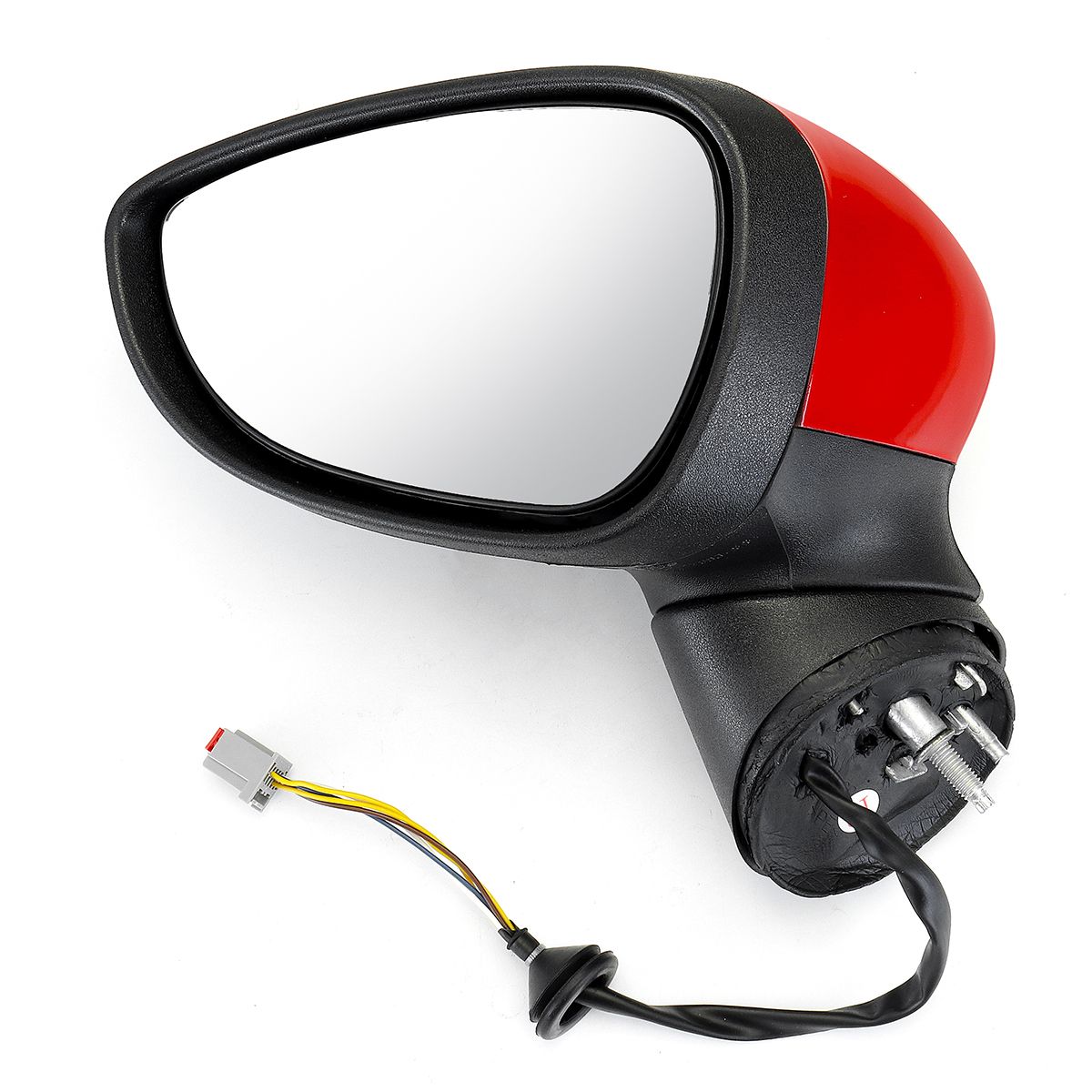 Electric-Wing-Door-Mirror-Painted-Red-Left-Driver-For-Ford-Fiesta-Mk7-2008-2012-1769231