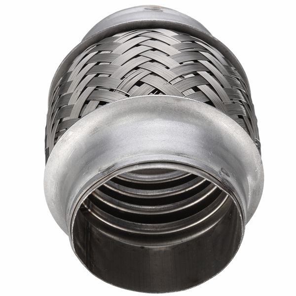 Exhaust-Flex-Pipe-Tube-Stainless-Steel-Double-Braid-225-X-4-Inch-57-X-100MM-1249933