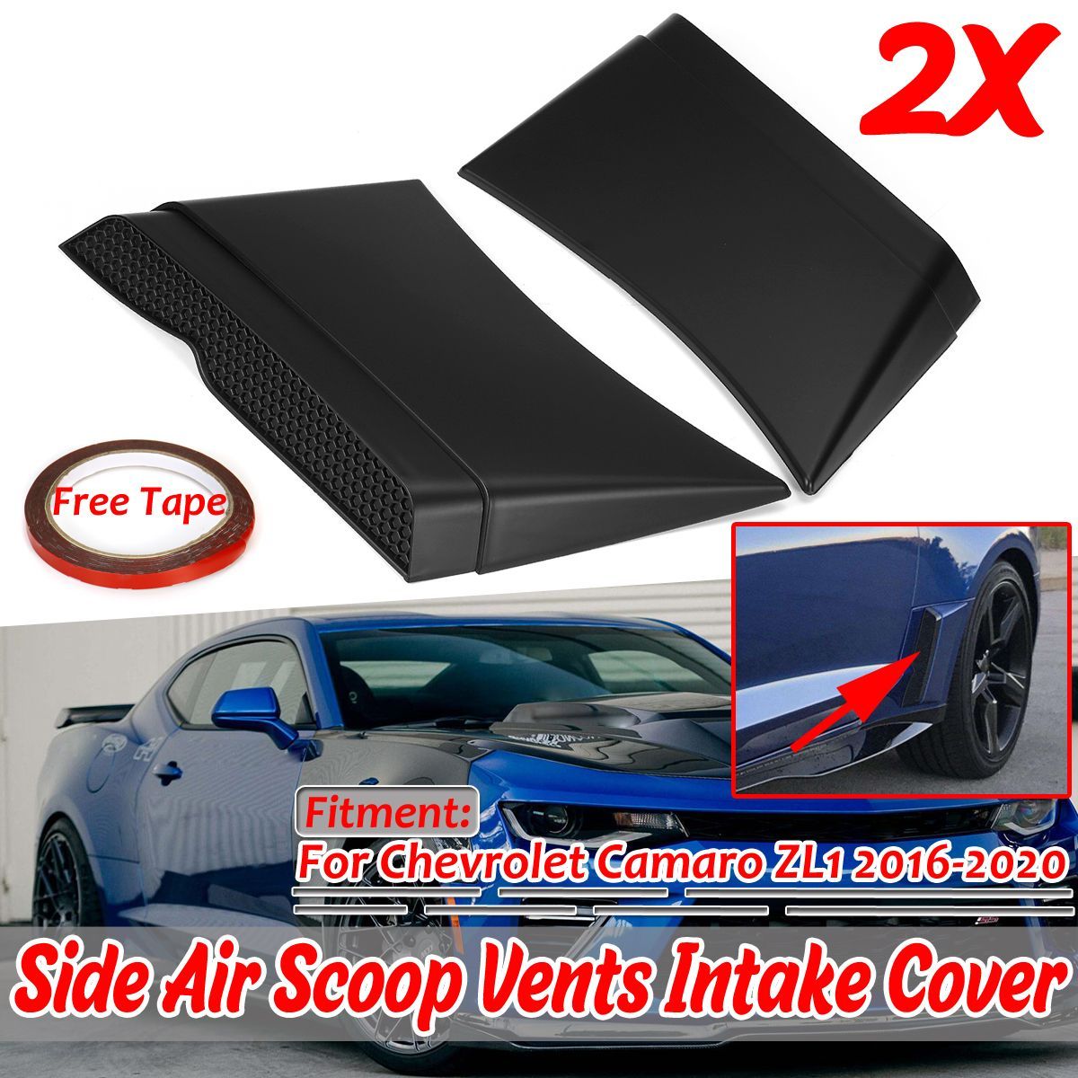 Side-Vent-Scoop-Cover-Black-Side-Fender-Scoop-Air-Vents-Intake-Cover-For-Chevrolet-Camaro-2016-2020-1700174