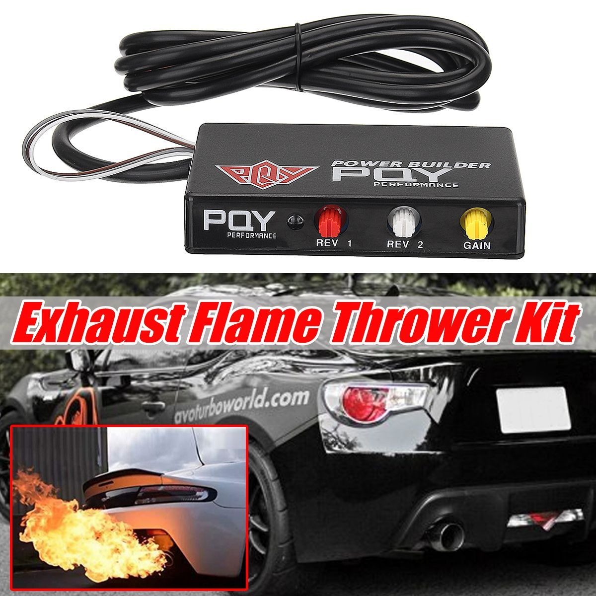 Universal-Engines-Performance-Limiter-Power-Builder-Exhaust-Muffler-Flame-Thrower-Kit-1596165