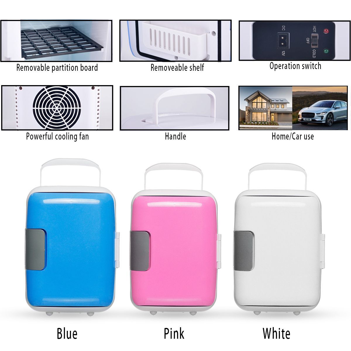 4L-Electric-Portable-Mini-Fridge-Refrigerator-Cooler-Freezer-12V220V-for-Car-Home-1476725