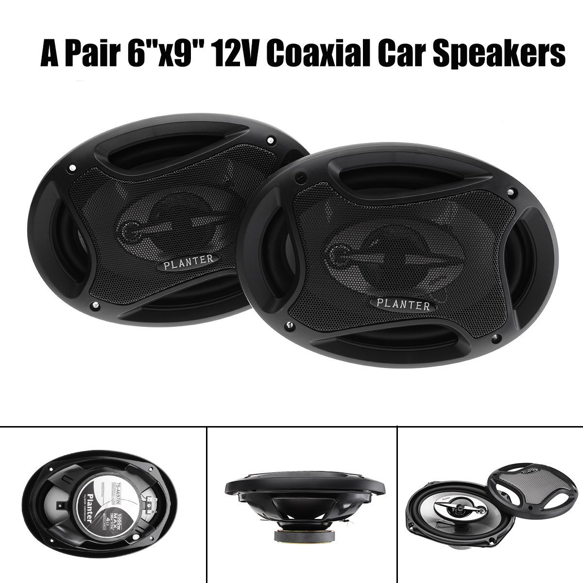 2Pcs-1000W-6x9-Inch-3-Way-25-Ohms-Super-Tone-Car-Door-Coaxial-Dash-Audio-Speakers-1241819