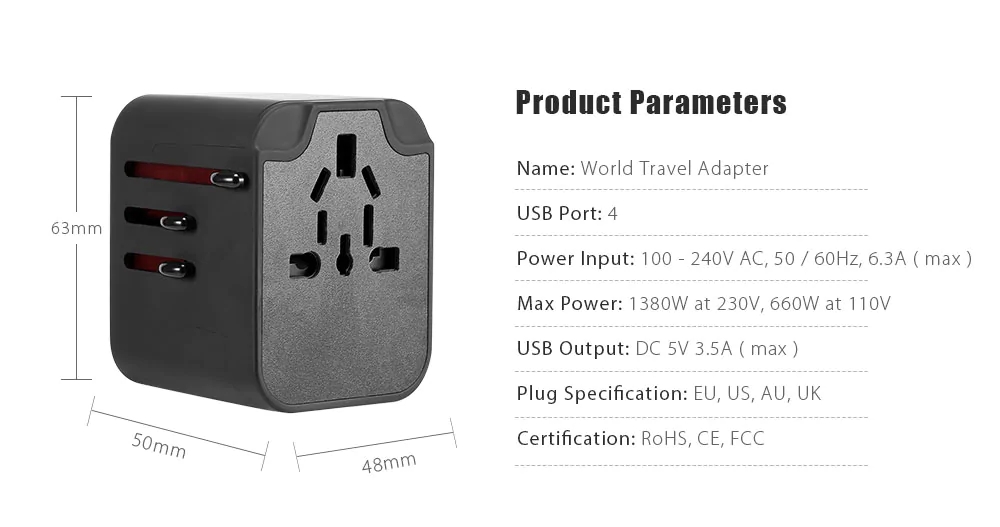 Bakeey-International-Multifunctional-4-USB-Port-Travel-USB-Charger-Adapter-for-Mobile-Phone-1388623