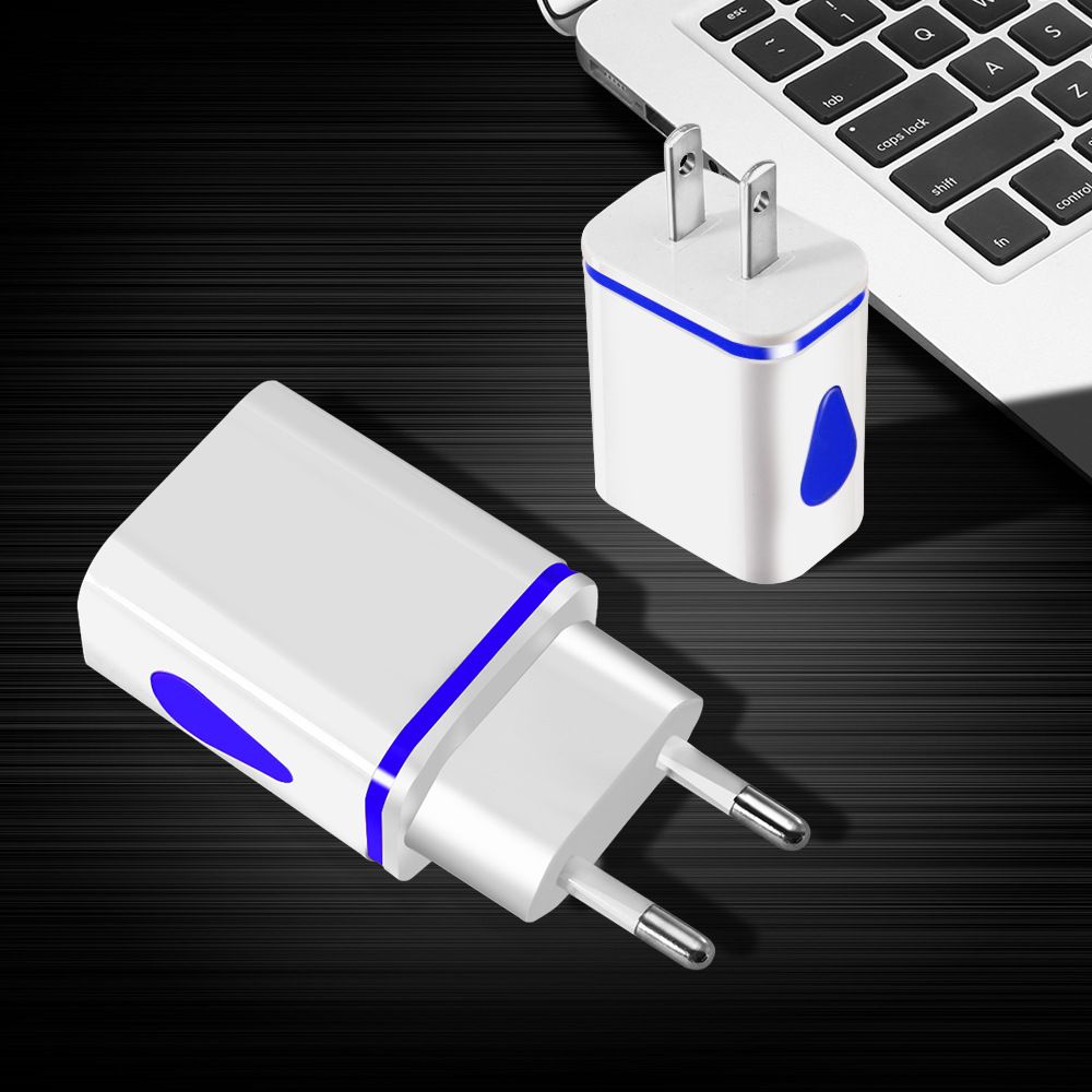 Bakeey-USB-Charger-LED-Illuminate-Dual-USB-Fast-Charging-For-XS-11Pro-Mi10-Note-9S-1686384