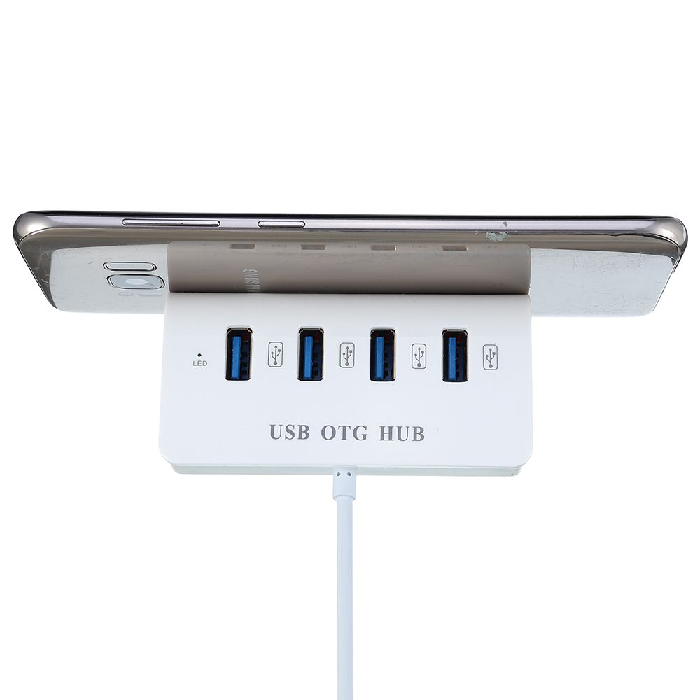 Bakeey-USB-OTG-2-in-1-Micro-USB-20-High-Speed-Expansion-4-Ports-HUB-USB-Splitter-for-Honor-8X-1368629