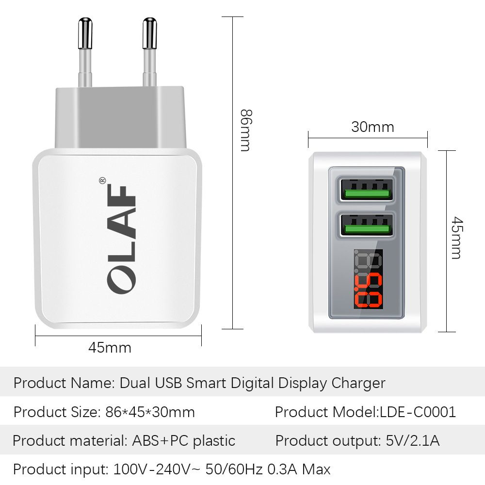 OLAF-Dual-USB-Charger-Digital-Display-Travel-Power-Adapter-Fast-Charging-For-iPhone-XS-11Pro-Huawei--1720583