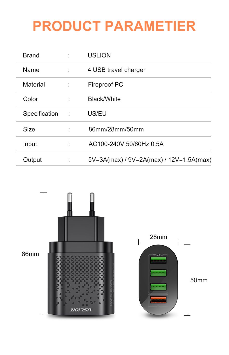 USLION-48W-USB-Charger-4-Port-USB-QC-30-Travel-Wall-Charger-Adapter-Quick-Charging-For-iPhone-11-Pro-1693527