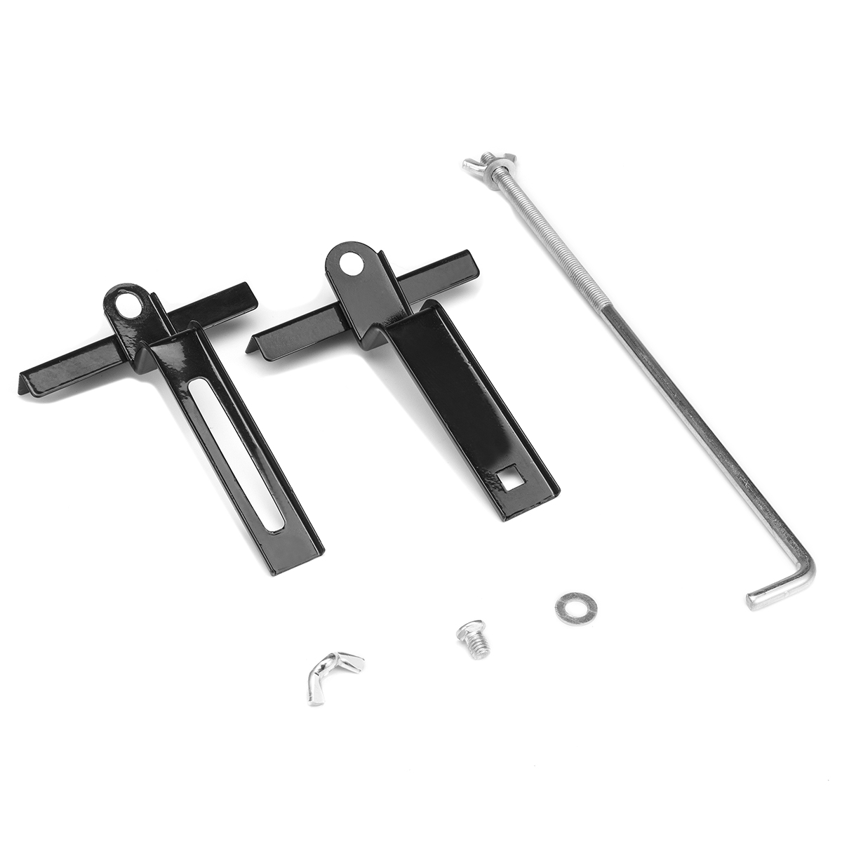 Battery-Tray-Adjustable-Holder-Down-Clamp-Bracket-Kit-Cycle-Universal-1335462