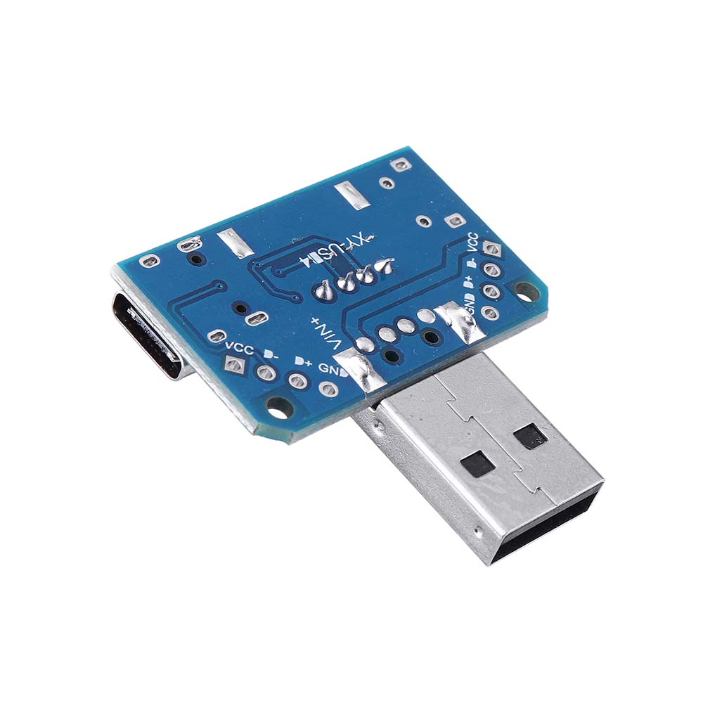 20pcs-USB-Adapter-Board-Male-to-Female-Micro-Type-C-4P-254mm-USB4-Module-Converter-1605815