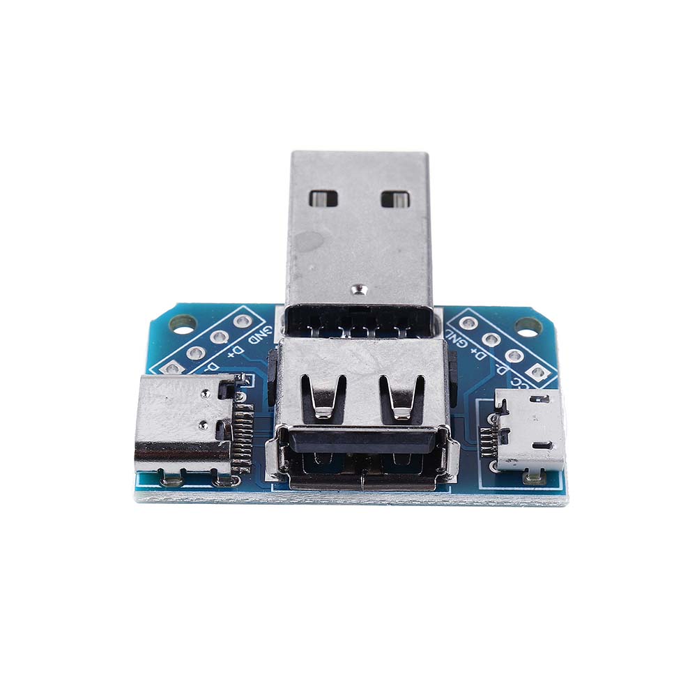 20pcs-USB-Adapter-Board-Male-to-Female-Micro-Type-C-4P-254mm-USB4-Module-Converter-1605815