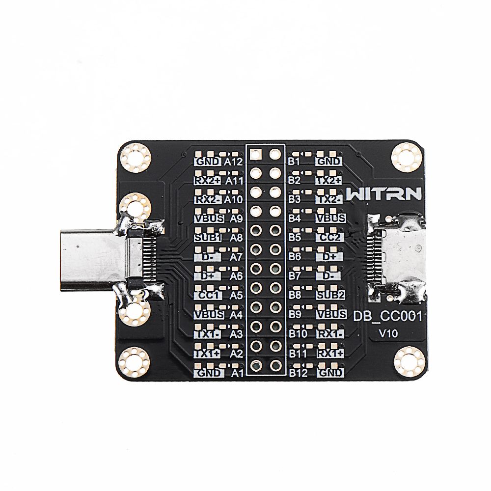 20pcs-WITRN-CC001-TYPE-C-Male-to-Female-Connector--TYPE-C-Adapter-Board-Test-Fixture-Module-1683694