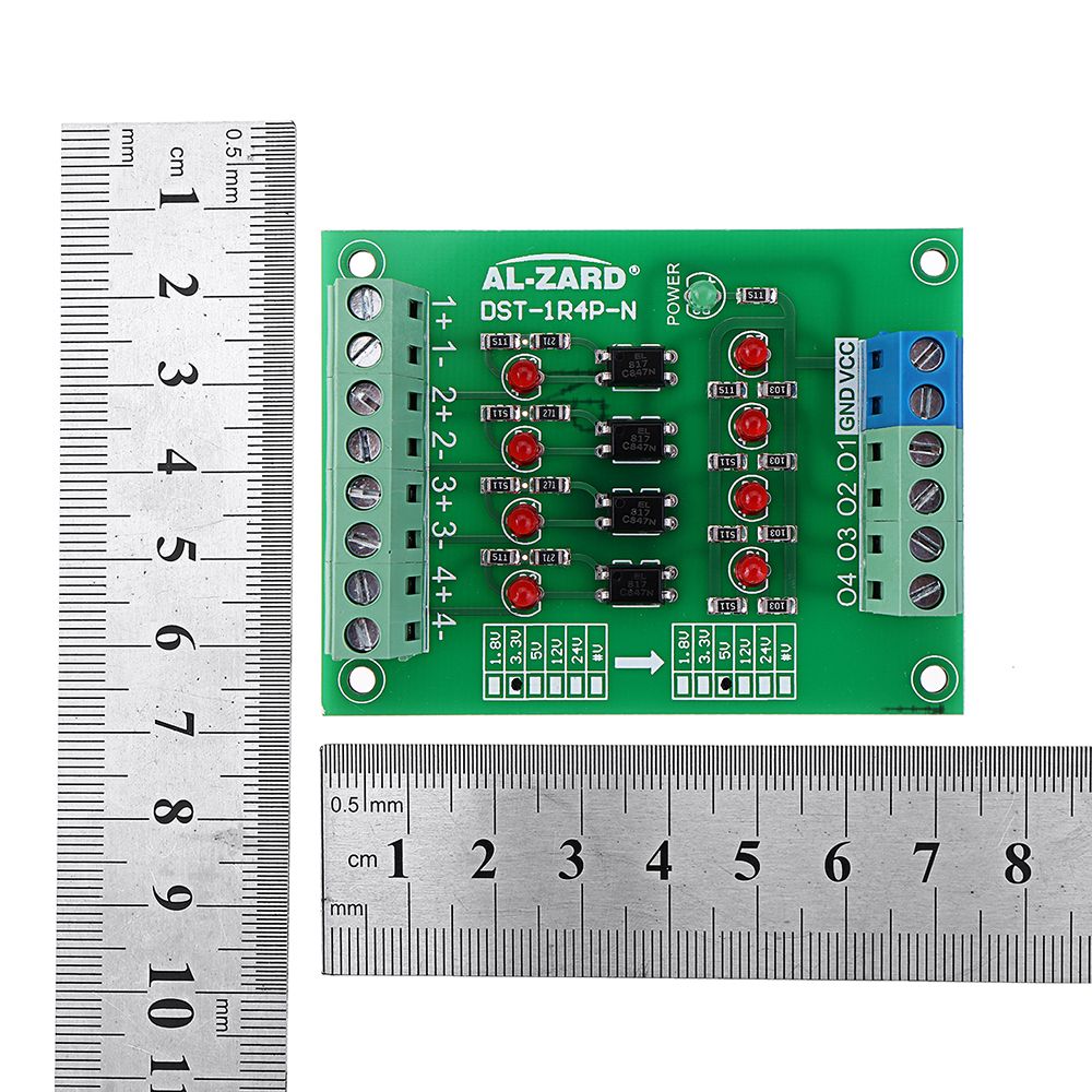 33V-To-5V12V24V-4-Channel-Optocoupler-Isolation-Board-Isolated-Module-PNP-Output-PLC-Signal-Level-Vo-1460493