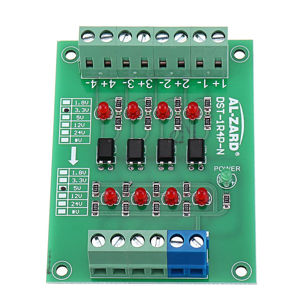 33V-To-5V12V24V-4-Channel-Optocoupler-Isolation-Board-Isolated-Module-PNP-Output-PLC-Signal-Level-Vo-1460493