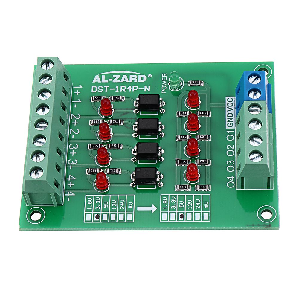 33V-To-5V12V24V-4-Channel-Optocoupler-Isolation-Board-Isolated-Module-PNP-Output-PLC-Signal-Level-Vo-1460493