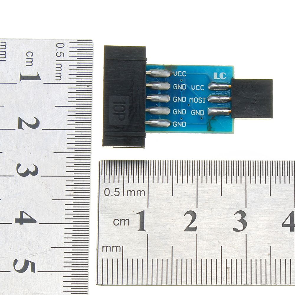 3pcs-10-Pin-To-6-Pin-Adapter-Board-Connector-ISP-Interface-Converter-AVR-AVRISP-USBASP-STK500-Standa-1415780