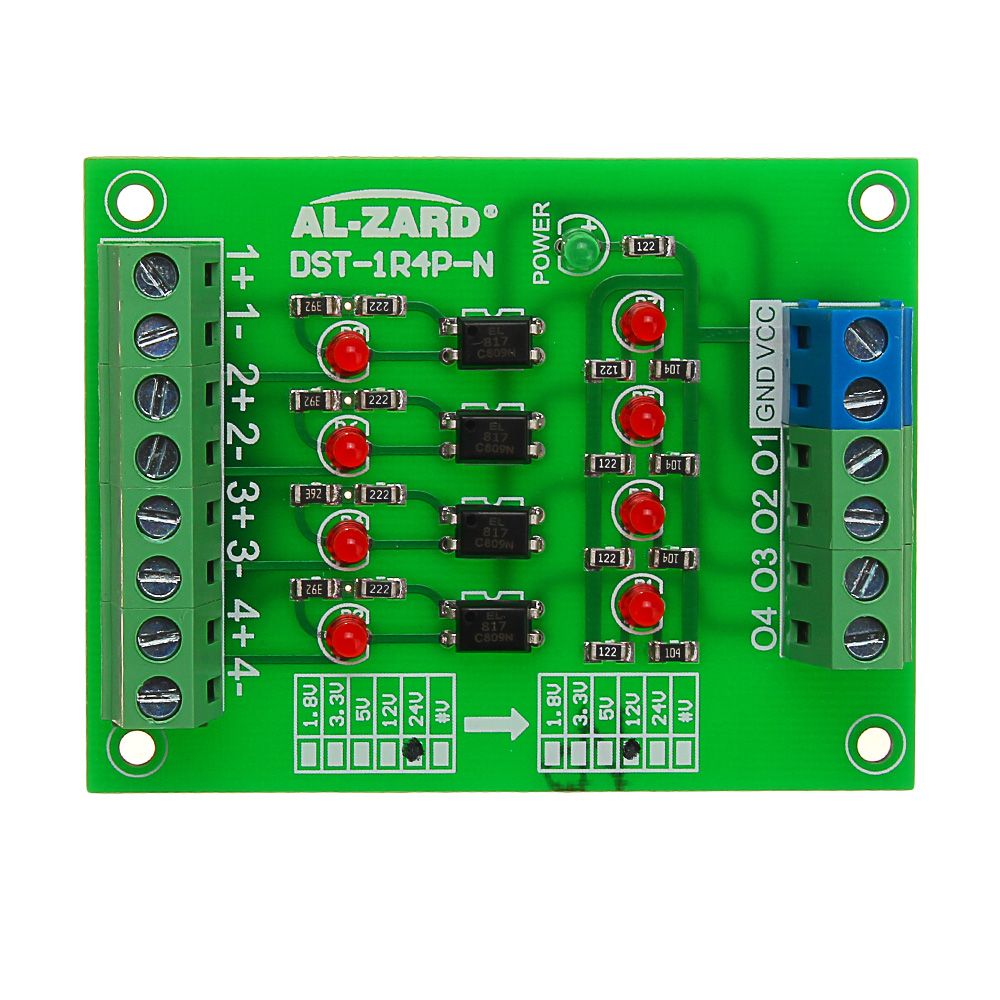 3pcs-24V-To-12V-4-Channel-Optocoupler-Isolation-Board-Isolated-Module-PLC-Signal-Level-Voltage-Conve-1466954