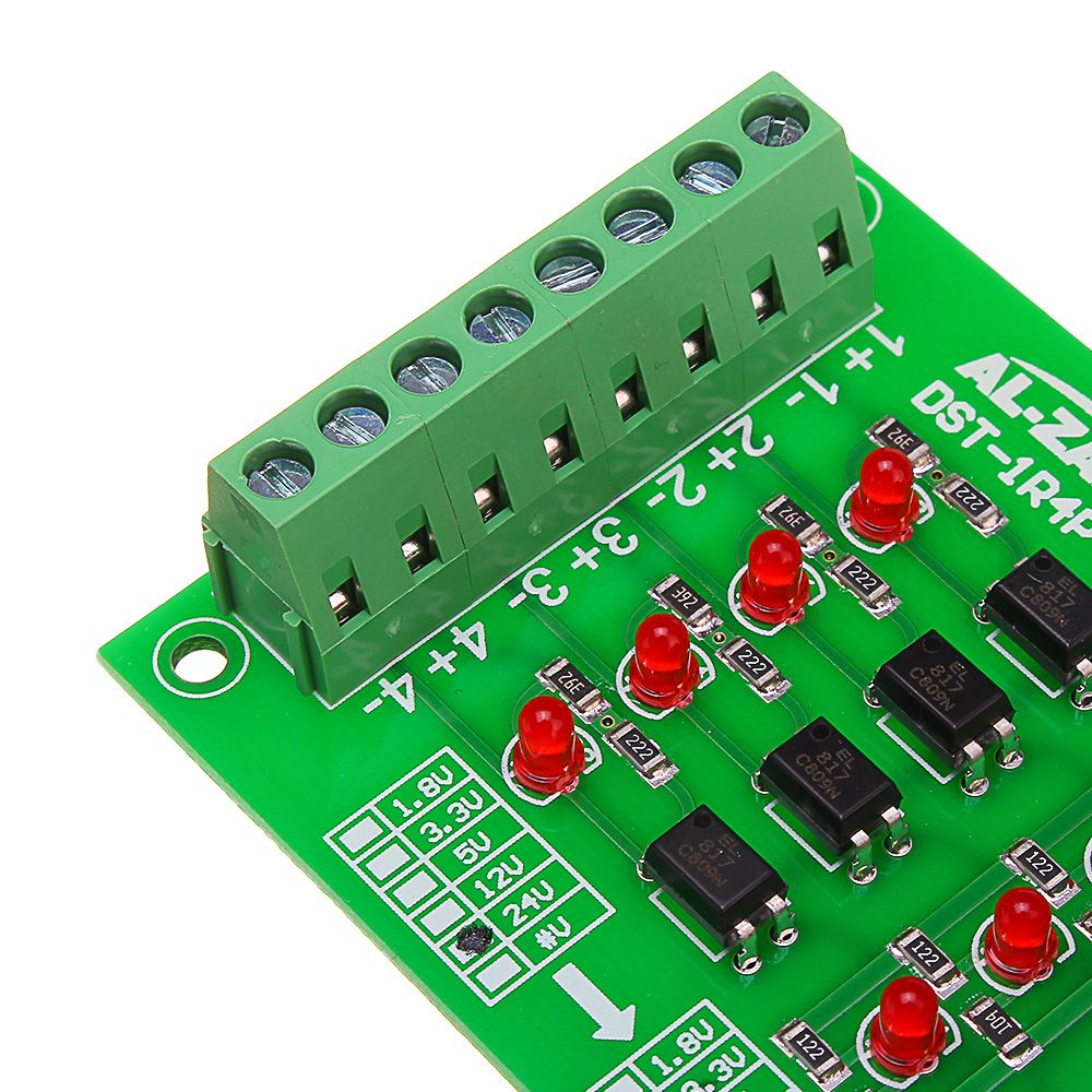 3pcs-24V-To-12V-4-Channel-Optocoupler-Isolation-Board-Isolated-Module-PLC-Signal-Level-Voltage-Conve-1466954