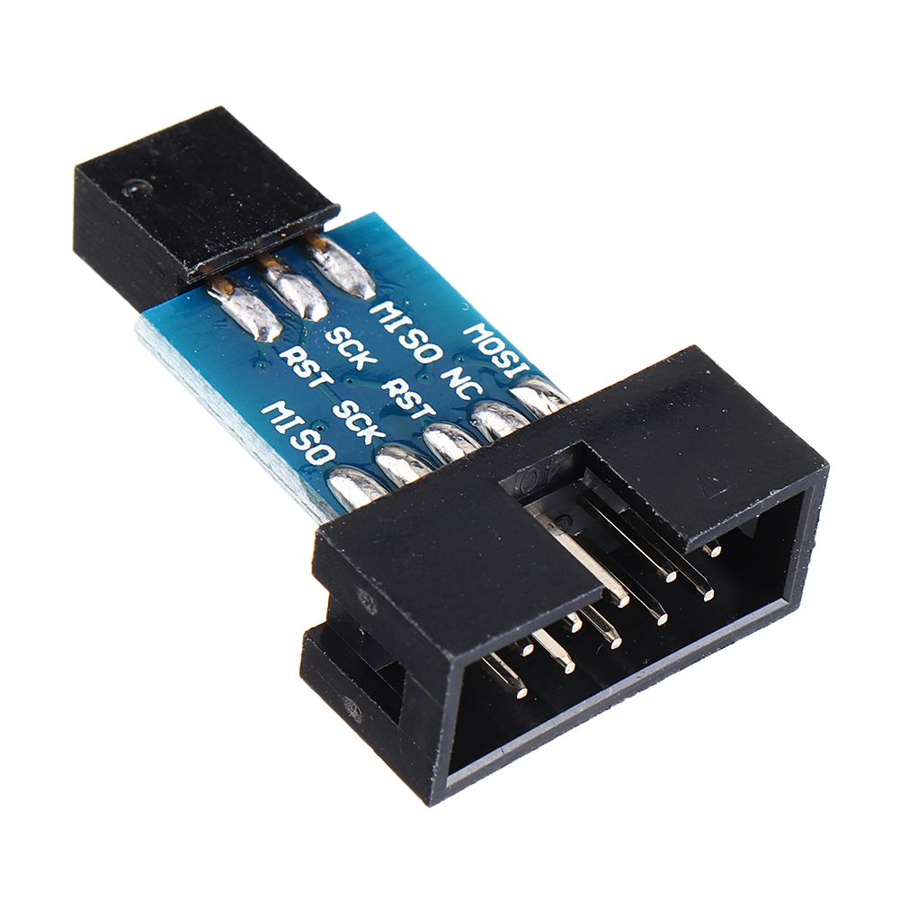 50pcs-10-Pin-to-6-Pin-Adapter-Board-Converter-Module-For-AVRISP-MKII-USBASP-STK500-Geekcreit-for-Ard-1635129