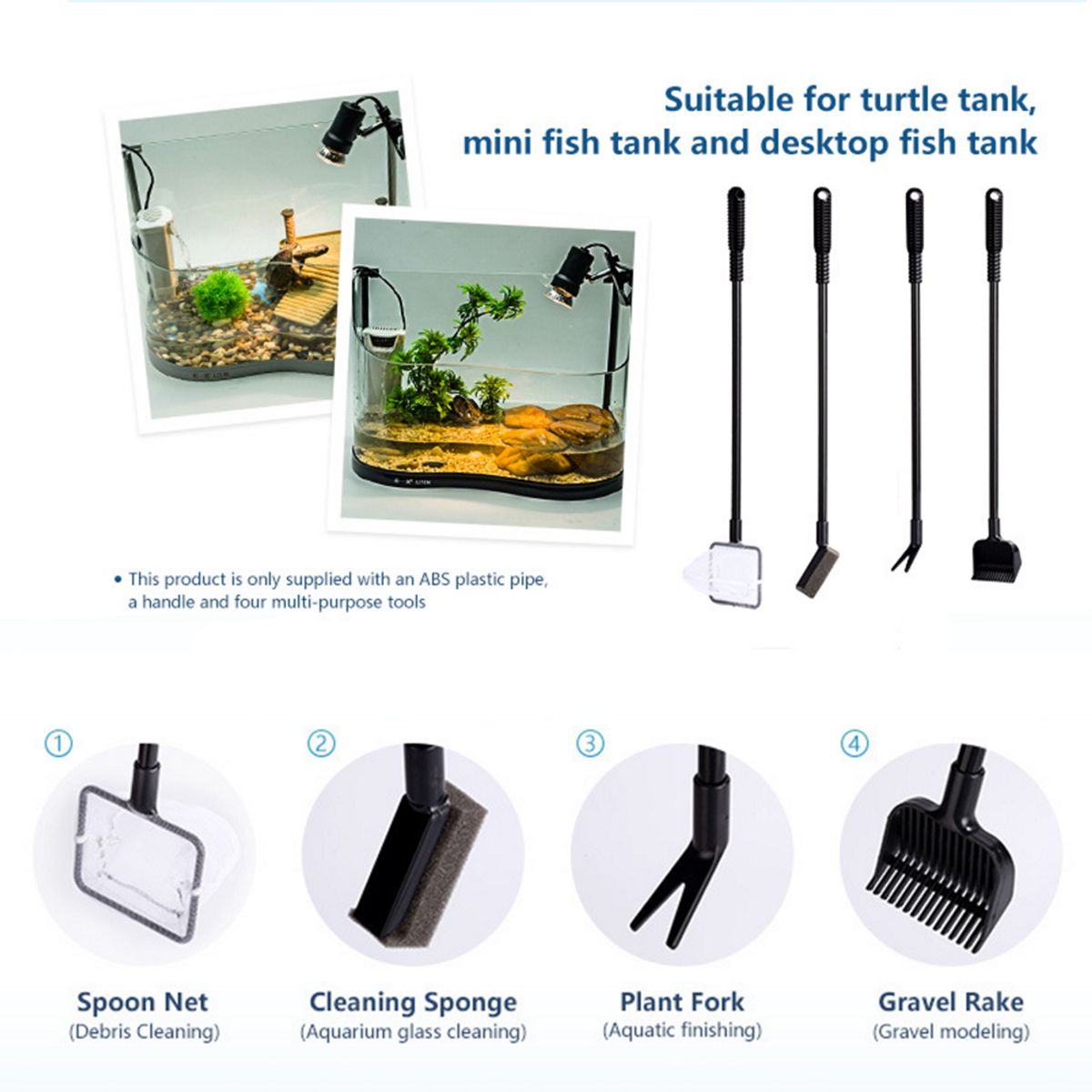 4-in1-Aquarium-Cleaning-Kit-Tool-Fish-Tank-Algae-Vacuum-Gravel-Cleaner-Brush-Set-1679709