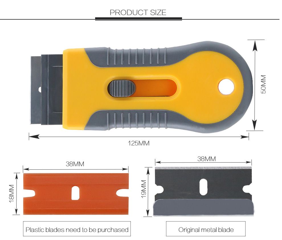 BEST-BST-208-Window-Tint-Ceramic-Glass-Oven-Razor-Scrapers-Blade-Plastic-Handle-Automotive-Film-Stic-1380160